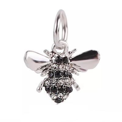 Cz Pave Bee Charms, Silver Or Rose Gold Tiny Charms - Honey Charm Sparkling  Fit For Pandora - Yahoo Shopping