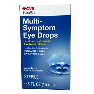 Clear Eyes 7 Symptom Relief Lubricant Eye Drops, 0.5 fl oz 