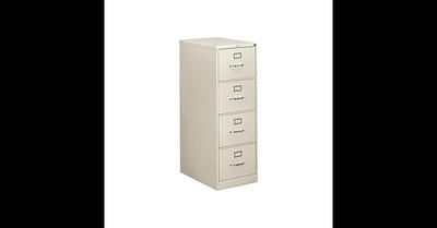 Putty Hon 4 Drawer Vertical Legal File Cabinet 18 x 26.5 x 52 by Hon