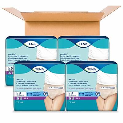 Tena Dry Comfort Protective Incontinence Underwear, Moderate Absorbency,  Unisex, Medium, 20 Count : Target