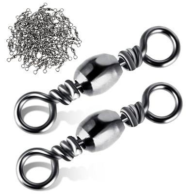  50pcs Fishing 3 Way Swivels Stainless Steel Cross-Line Barre  Swivel T-Turn Triple Swivel Fishing Lure Connector Saltwater Freshwater  Fishing Tackle Accessories Black Nickel Fishing Swivel #1 : Sports &  Outdoors