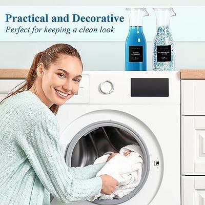 Moryimi Liquid Laundry Detergent Dispenser for Laundry Room Organization and Storage, 2 Pack 54oz Laundry Detergent Container for Laundry Room Decor