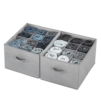 1pc Wardrobe Clothes Organizer, Closet Organizers And Storage 7/9 Grids  Divider Drawer Organizers Compartment Storage Bins For Jeans T-shirt Pants  Leg