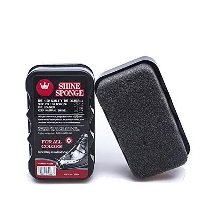 Natural Color Liquid Shoe Polish Sponge Instant Shine Leather