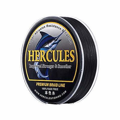 HERCULES 8 Strands 100M 300M 500M 1000M Black PE Braided Fishing