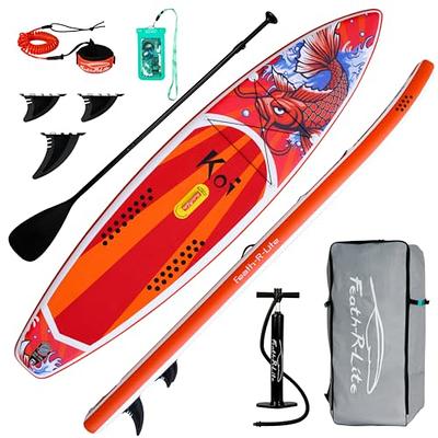 FEATH-R-LITE Inflatable Stand Up Paddle Board SUP with Premium Paddleboard  Accessories, Advanced Multifunctional Paddle Boards Wide Stable Non-Slip  Deck for Adults and Youth 11'6''x33''x6'' - Yahoo Shopping