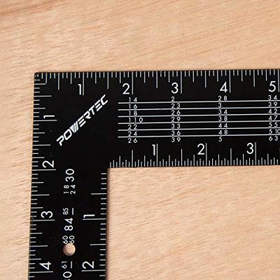 Stainless Steel L Shaped Ruler Carpenters Square Framing Measuring Tool, 4  inch by 6 inch