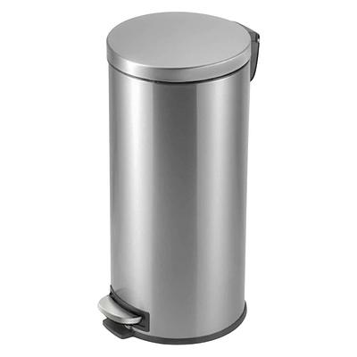 Stainless Steel 13-Gallon Kitchen Trash Can with Step Lid Charcoal - Yahoo  Shopping