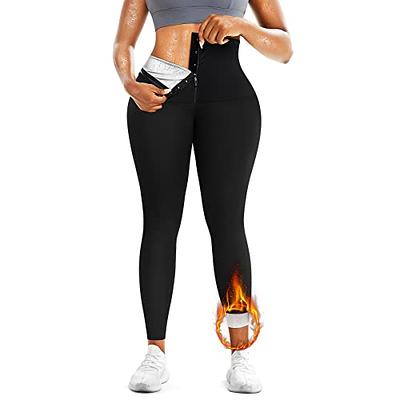 SUNACGO Sauna Leggings for Women Sauna Pants With Waist Trainer