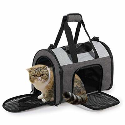 CUSSIOU Large Cat Carrier Dog Carrier, Pet Carrier for 2 Cats Large Cats,  Dog Carrier for Medium Small Dogs, Collaps… in 2023