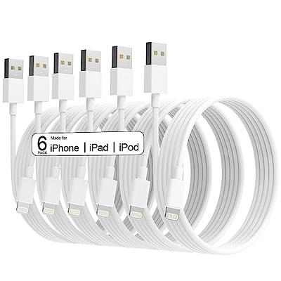 iPhone Charger Cable 4 Foot, Overtime Apple MFi Certified USB to Lightning  Cable, 4ft USB Cord for iPhone