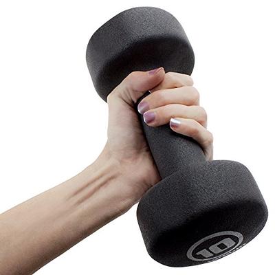 Crown Sporting Goods 5 lb Weights, Neoprene Body Sculpting Hand Weights