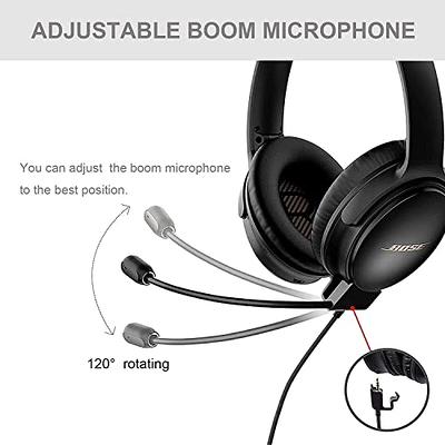 Boom mic Volume for gaming PS4 PC Xbox One PC to Bose QuietComfort QC25  QC35