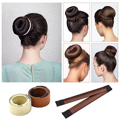 how to make hair bun with donut