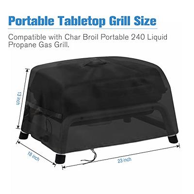 Jungda Grill Cover for Char Broil Portable 240 Liquid Propane Gas