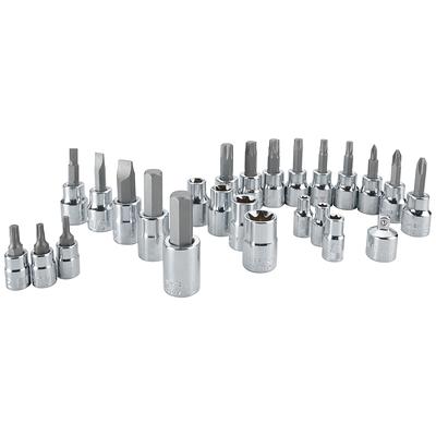 CRAFTSMAN 24-Piece 1/4-in Drive Set Hex Bit Driver Socket Set in