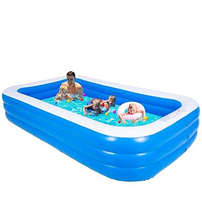 SunClub Inflatable Swimming Pools, 120 x 72 x 22 Kiddie Pool Swimming  Pools for Kids, Adults,Toddlers, Full-Sized Inflatable Kiddie Pools  Wear-Resistant, Garden, Backyard Water Party Dark Blue - Yahoo Shopping