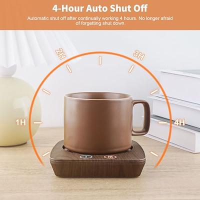 VOBAGA Imitation Wood Grain Coffee Cup Warmer & Mug Warmer for Desk, Electric  Cup Beverage Warmer