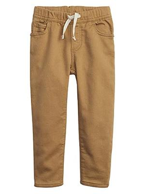 Gap Men's Cotton Khaki Slim Taper Fit Cargo Pants in Acorn Brown