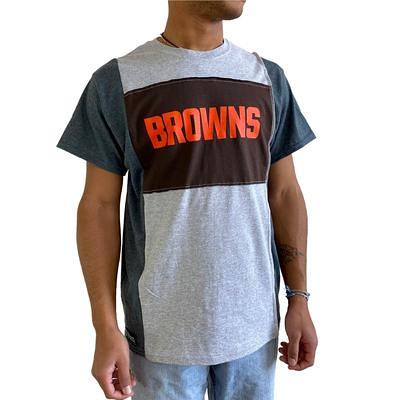 Men's Refried Apparel Black/Gray Pittsburgh Steelers Sustainable Upcycled Split T-Shirt Size: Medium