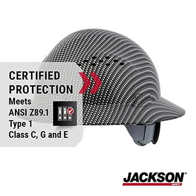 Jackson Safety Western Outlaw Hard Hat, 4 Point Ratchet Black