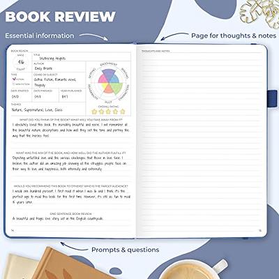 The Book Lover's Journal: Book Review Journal Over 110 Pages/6 x 9 Format  (Paperback) 