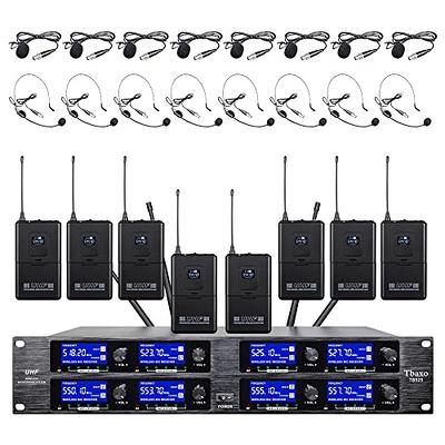 Professional UHF wireless microphone 8 channel handheld microphone lavalier  microphone stage performance conference microphone