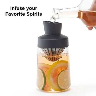 Water Infuser Pitcher - Fruit Infuser Water Pitcher by Home Essentials & Beyond - Shatterproof Acrylic Pitcher - Elegant Durable Design - Ideal for