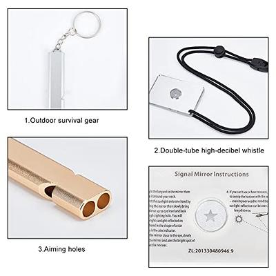 Signal mirror survival mirror, survival signal mirror for outdoor