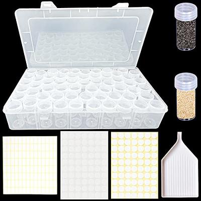 60pcs Grids Bead Organizer and Storage Diamond Painting Containers