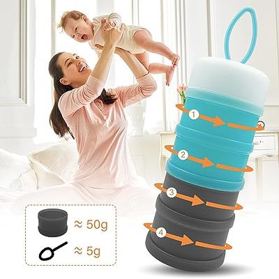 Baby Formula Dispenser on The Go, Portable Formula Container, Non-Spill