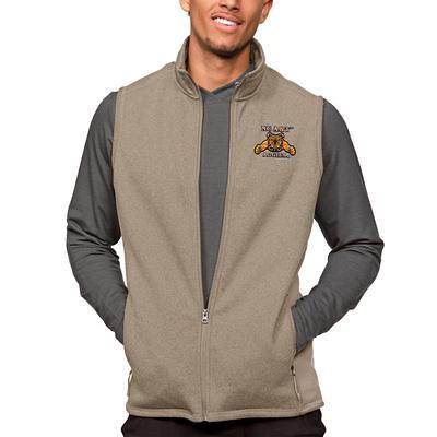 Milwaukee Brewers Antigua Affluent Polo - Heathered Gray