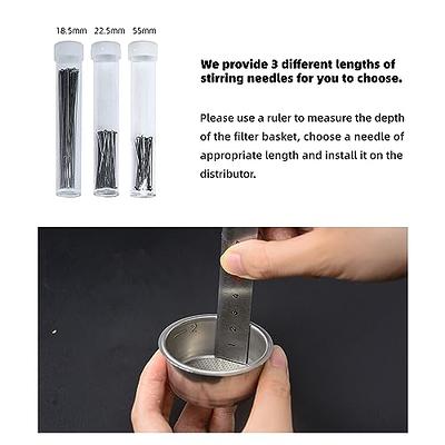 Stainless Steel Coffee Powder Tamper Espresso Powder Stirrer Distributor  Leveler WDT Tools Cafe Stirring Barista Accessories