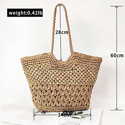 Buy UNICOUTURE By Meghana Handwoven Rattan Bags for Women Top-handle  Bohemian Straw Woven Tote Bag Summer Beach Handbag for Travel (CAMEL BROWN)  at Amazon.in