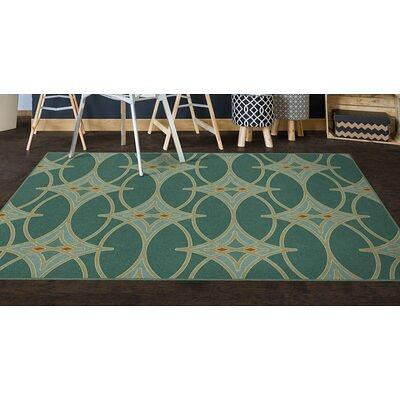 Wrought Studio Rabia Gray/Cream Area Rug, Size: Rectangle 4' x 6