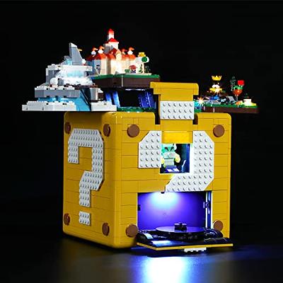 BRIKSMAX Led Lighting Kit for Super Mario 64 Question Mark Block -  Compatible with Lego 71395 Building Blocks Model- Not Include The Lego Set