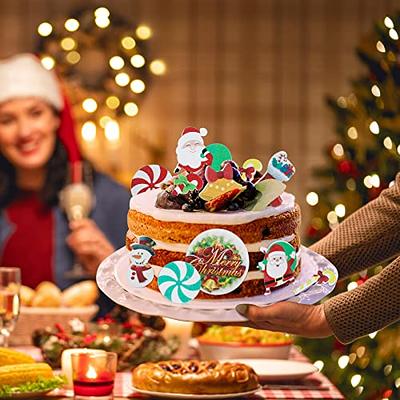 30pcs Christmas Cake Topper Cartoon Christmas Cake Insert Party Favors  Decorated Cake Decor (Crutches Bear Sleigh Tree Kit) - Walmart.com