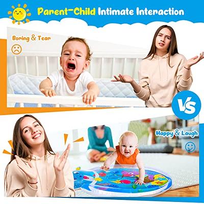 Infinno Inflatable Tummy Time Mat Premium Baby Water Play Mat for Infants  and Toddlers Baby Toys for 3 to 24 Months, Strengthen Your Baby's Muscles