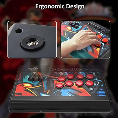 PXN-Joystick de Combate para PC, Controlador Street Fighter, Jogo Arcade,  Vara de Luta para PS4, PS3, Switch, Xbox One, Xbox One, Xbox Series X, S