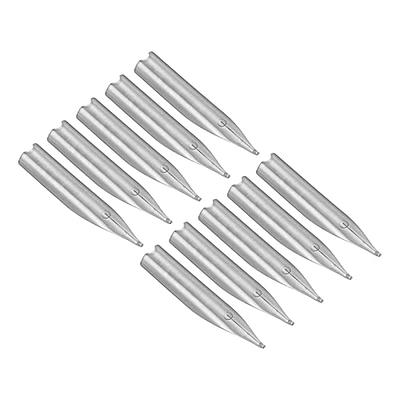 PATIKIL 0.38mm Line Width Fountain Pen Nib Replacement, 10 Pack 304 Stainless  Steel Ink Dip Calligraphy Pen Nib Office Supplies for Drawing Writing,  Silver - Yahoo Shopping