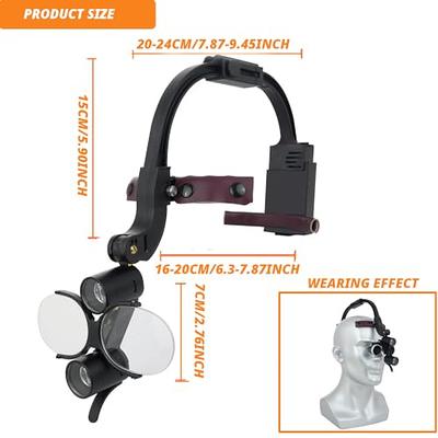 Multifuncational Dental LED Head Light Binocular Loupes 5W