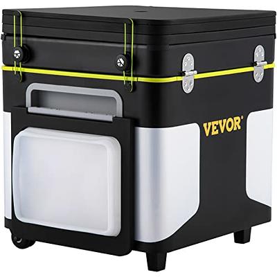 VEVOR Camping Kitchen, Outdoor Cooking Station Multifunctional Integrated  Box with Wheels & Windproof Stove Portable Folding Tables Storage  Organizer, for Picnic BBQ Beach Traveling, Black - Yahoo Shopping