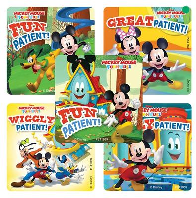 Disney Commemorative Series, Mickey Mouse Club 6.75 Appetizer Plate,  4-pack