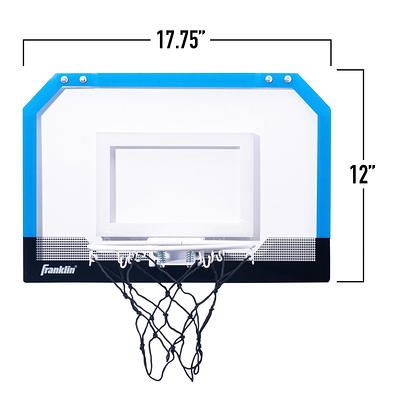 Costway Over-The-Door Mini Basketball Hoop Includes Basketball & Hand Pump 2 Nets Indoor Sports