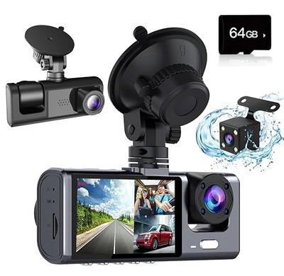 VSYSTO WiFi Motorcycle Dash Cam, 2 Inch Screen All Waterproof HD 1080P WDR  SONY307 150° Wide Angle Fisheye Lens Front and Rear Camera, Night Vision,  G-Sensor Loop Recording (Black-2Inch) - Yahoo Shopping