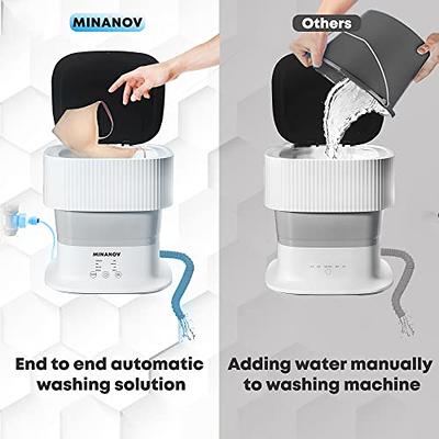 MINANOV Mini Portable Washing Machine with Blue Light & Mini Clothes Dryer  with Timer Function - Yahoo Shopping