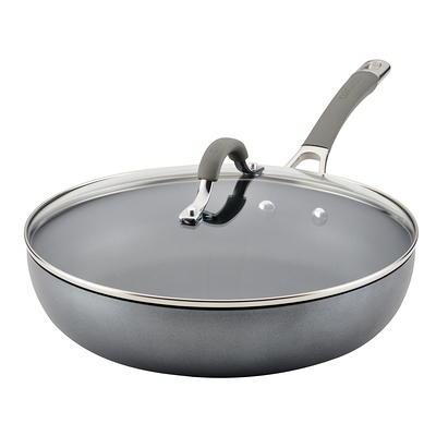 Circulon Elementum Hard-Anodized Nonstick Deep Frying Pan with Lid, 12-Inch,  Gray - Yahoo Shopping