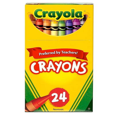 Crayola Large Crayons, Colors of the World, 24 Per Box, 3 Boxes