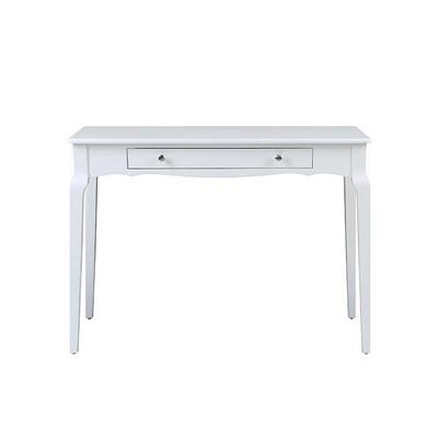 Bridgely 52 Wide Aged White Finish Wood Writing Desk