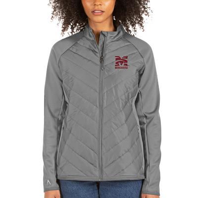 Women's Antigua White/Silver Detroit Tigers Generation Full-Zip Jacket